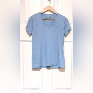 Under Armour Women's Blue V-Neck Top